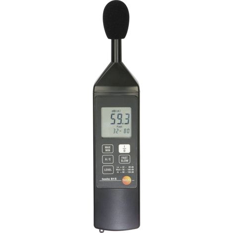 testo Sonomètre 815 32 - 130 dB 31.5 Hz - 8000 Hz (1/5)
