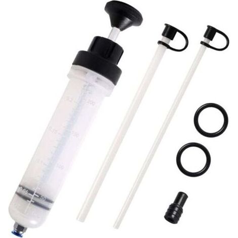 Seringue d'aspiration d'huile de 200 ml, extracteur d'huile, extracteur de liquide et pompe de remplissage, liquide de refroidissement (1/4)
