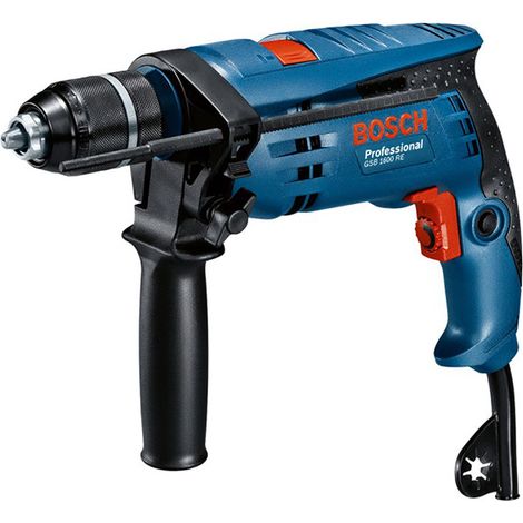 Bosch GSB 1600 RE taladro percutor plateado 750W