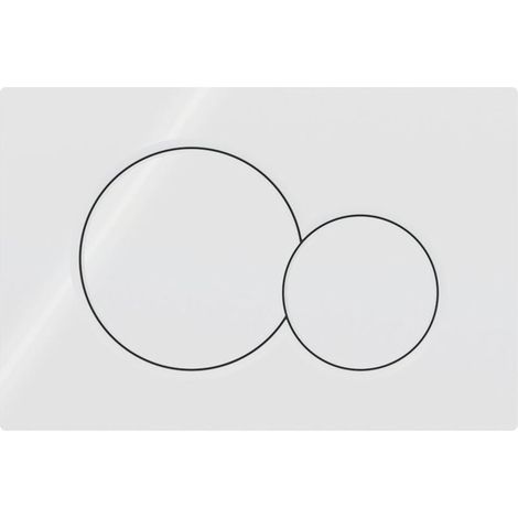 Suitable for GEBERIT SIGMA 01 flush plate - Suitable for UP320 / UP720 water tank - 115.770.11.5 - White MUMU (1/2)