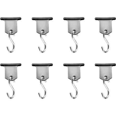 Ganci Pour Store - Forme S En Plastique Et Métal - Pour Camper Caravane Store Extérieur - 15 Paires