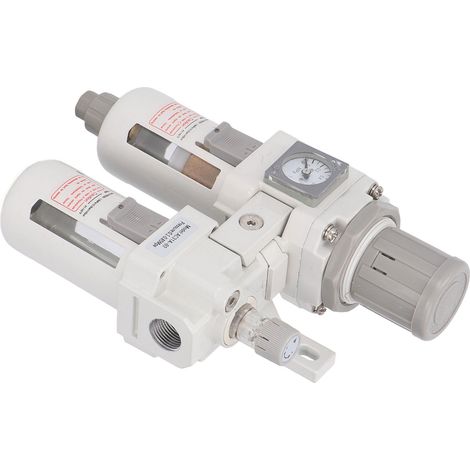 Régulateur de pression d'air avec filtre séparateur huile eau G3/8 filetage entrée sortie système de séchage vanne de contrôle (1/5)