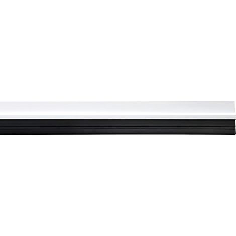 WOLFPACK LINEA PROFESIONAL - Pvc Door Weatherstripping White With Rubber 1 Metre (1/2)