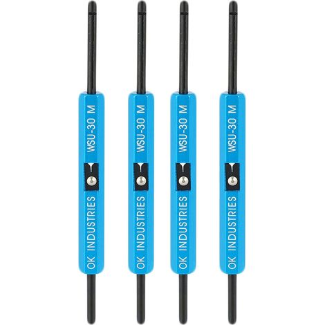 4X Nouveau Outils à Main Enroulables Durables Wsu-30M Outil de Déroulage de Bande D'Enroulement de pour L'Emballage de Prototypage de Câbles Awg 30 (1/5)