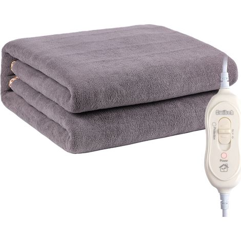 Electric heated blanket, 220-240V, heating pad, fast heating, body warmer, comfortable, for home, winter, GY-1, 180x130cm with 2 temperature settings (1/5)