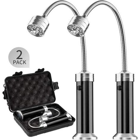 Lampada per barbecue super luminosa con base magnetica e luce LED, resistente alle intemperie. (1/5)