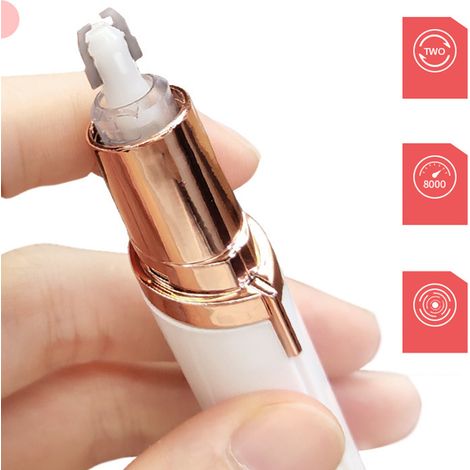 Tondeuse à sourcils électrique automatique pour femmes, instrument de rasage et d'épilation automatique avec lame (1/2)
