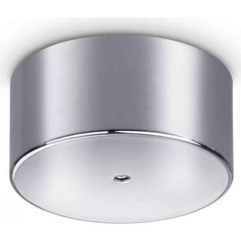 Ideal Lux Rosone Metallo Cromo Collezione MAPA 1 luce 4,2 cm 9 cm alluminio vetro