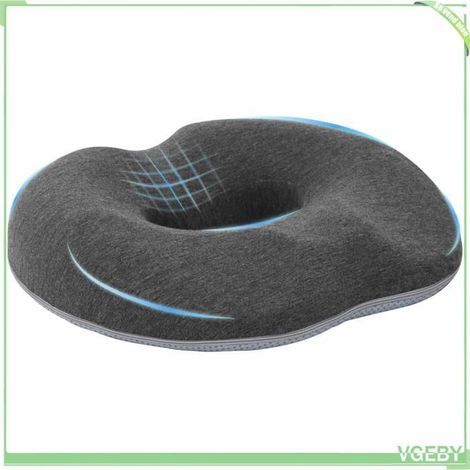 Coussin d’assise - FAFEISY - 42012687 - Gris foncé - 42 x 36,5 x 8 cm - Mousse à mémoire (1/5)