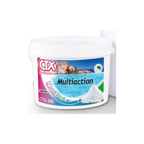 FPLUS ctx-390/gr multiaccion bote 5 kgs , Cloro multiacción granulado CTX-390GR
Producto multiacción granulado de disolución lenta para el tratamiento del agua de piscinas.
En un s