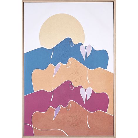 Canvas FASANO Frauenmotiv 63 x 93 cm Bunt