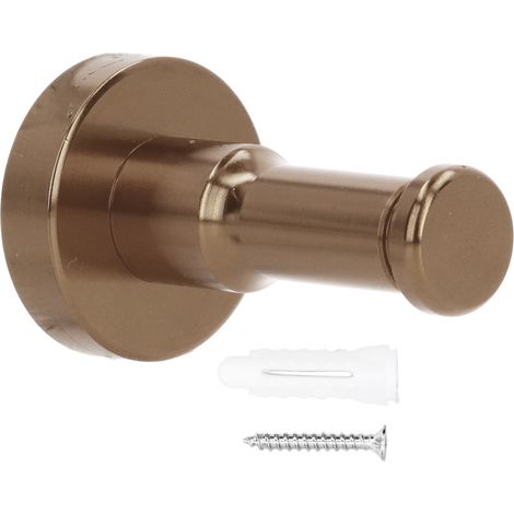 Crochet De Salle De Bain - Aluminium Espace - Charge Maximale 15 Kg - Pour Cuisine Salle De Bains Balcon Vestiaire - Lot De 1 (1/5)