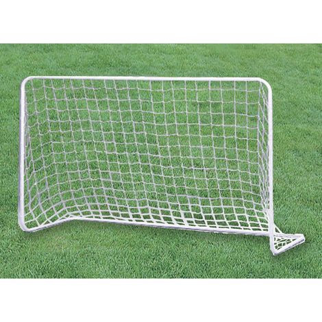 Porta da Calcio 180x60x122 cm in Metallo Basic Bianca (1/2)