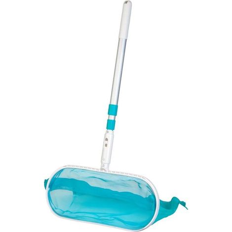 Recogehojas Azul GRE con Mango Telescópico