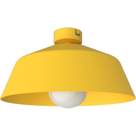 LUMICOM TOKYO Plafoniera, 1xE27, max 42W, metallo, giallo, D.35cm