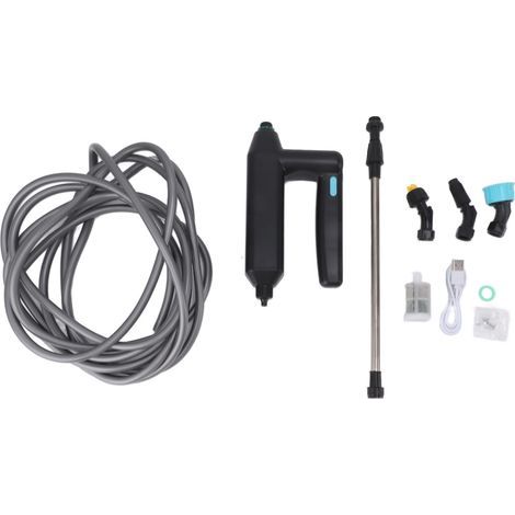 Pulvérisateur électrique de jardin portatif extérieur, baguette de pulvérisation d'eau de jardin électrique Portable pour l'arrosage du jardinage, ensemble de 8m (1/5)