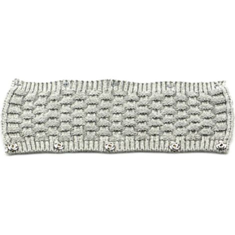 Universelles Wollstirnband für MSR7, M50X, Denon und Grado Kopfhörer – Nagelabzug – Grau A
