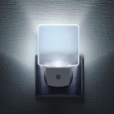 Veilleuse pour enfants,Veilleuse LED,Veilleuse murale LED Eco-consommation, Avec prise murale et capteur de lumière automatique (1/4)