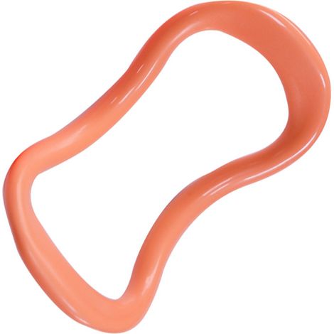 Yoga-Fitness-Kreis, aus umweltfreundlichem PP, runde Form, orange. (1/5)