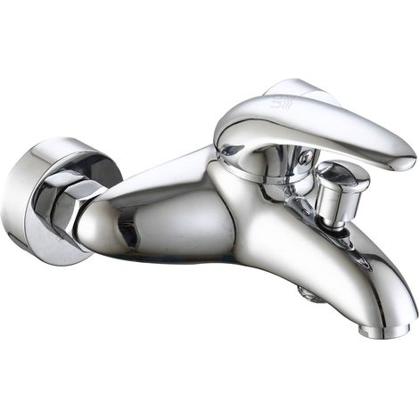 Grifo de Bañera Monomando Cerezo Latón Cromado Cartucho Cerámico 40mm DP GRIFERIA (1/2)