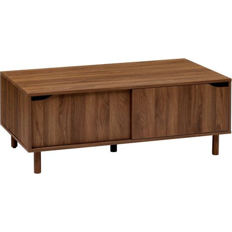Tavolino in legno scuro slidy - 5five