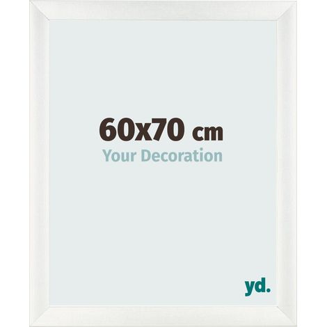 yd. - Cadre photo 60x70 - Blanc Patine - MDF - Pisa (1/5)
