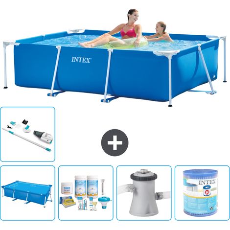 Intex Piscina con struttura Rettangolare - 220x150x60 cm - 7-pezzi S40017 (1/5)