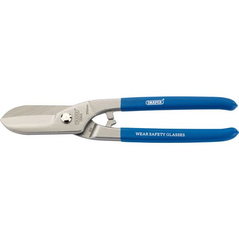 Draper 250mm Straight Tinman's Shears (Model 37152) - Heavy-Duty Tin Snips for Precise Metal Cutting (1/5)