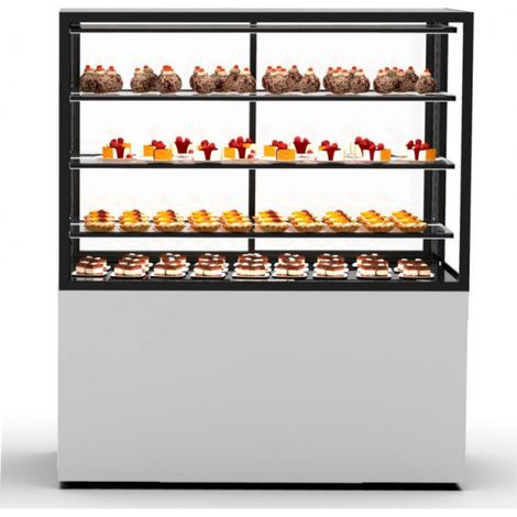 Vitrine Neutre Base 100 - H 1400 mm et Sans Accès Frontal - Sayl
