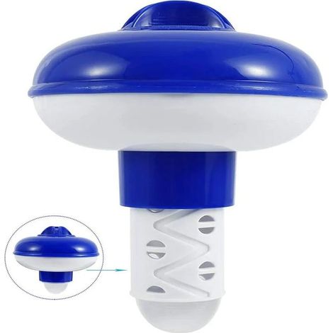 Diffuseur Chlore Piscine, Réglable Diffuseur de Chlore pour Piscine Flotteur Piscine Chlore, Diffuseur Chlore Convient pour Piscines Intérieure et Extérieure, Baignoire, Spa Gonflable etc. (1/5)