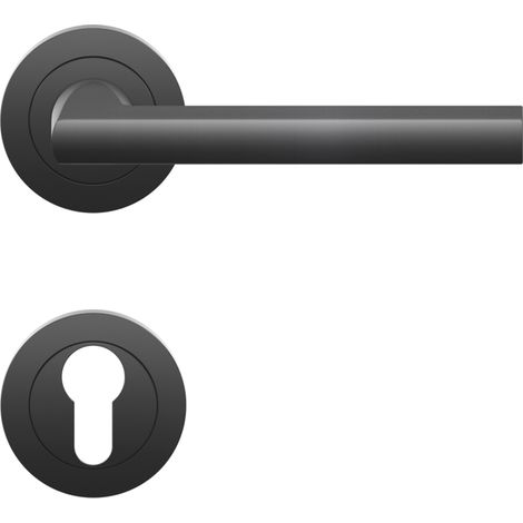 Poignée de porte Montana Clé i Cosmos noir c.7mm - KARCHER DESIGN - BER54 PZ0 83 (1/2)