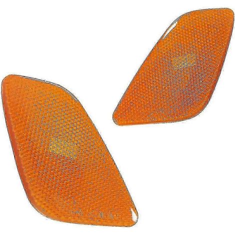 Luces de posición laterales transparentes para guardabarros delanteros del Jeep Wrangler TJ 1997-2006 (lente ámbar) (1/4)