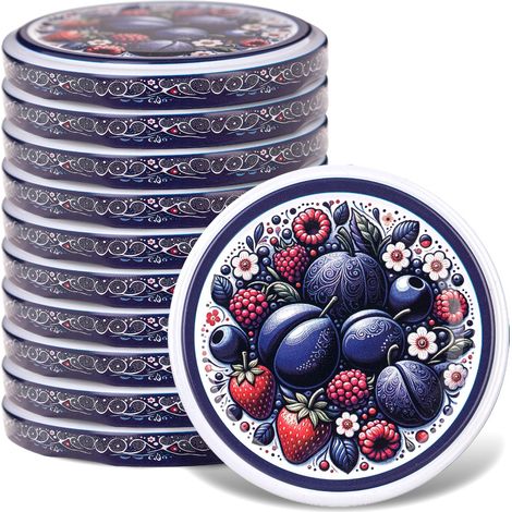 KADAX Deckel fi66 10er-Pack Fruchtbouquet aus Pflaumen