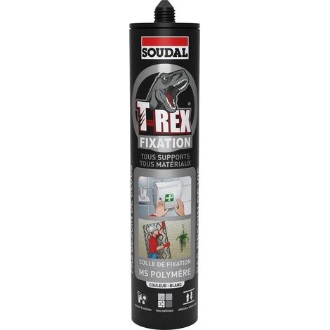 Adhesivo polimérico blanco universal, 485 g SOUDAL