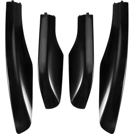 4-teiliges Set schwarzer ABS-Dachgepäckträgerabdeckungen für Fortuner 2004-2014