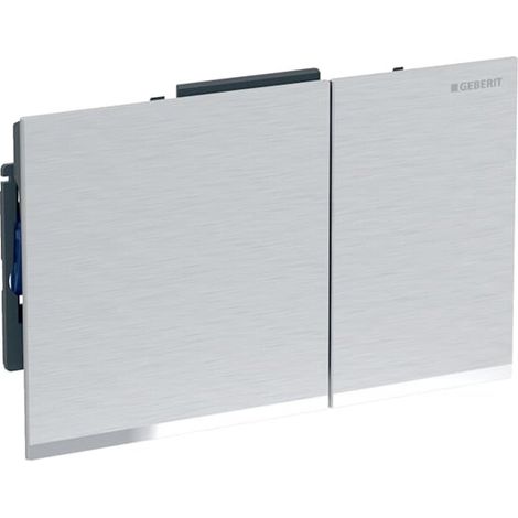 Geberit 243415GH1 Sigma60 Plaque de déclenchement pour chasse d'eau à 2 volumes (1/2)