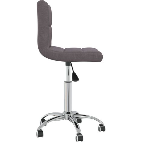Maison Exclusive - Sedia da Pranzo Girevole Grigio Talpa in Tessuto