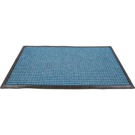Tapis d'entrée antidérapant NEPTUNE 90x150cm Bleu