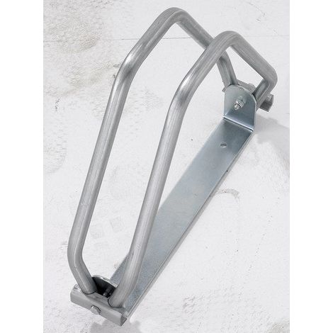 Mottez – Range vélo mural pivotant 180° en acier – Rangement pour 1 vélo – Pneus jusqu'à 50mm – Installation rapide et simple