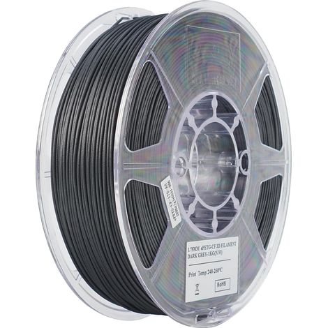 Filament Imprimante Fibre de Carbone 1.75mm 1KG,Gris Foncé (1/5)