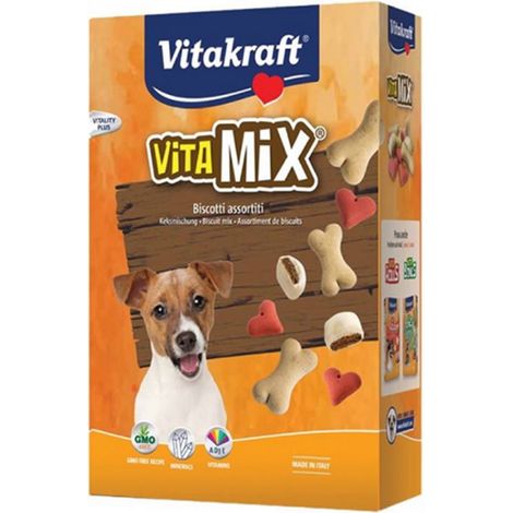 BISCOTTI PER CANE 'vita mix' 3 gusti misti - cf. 300 gr.