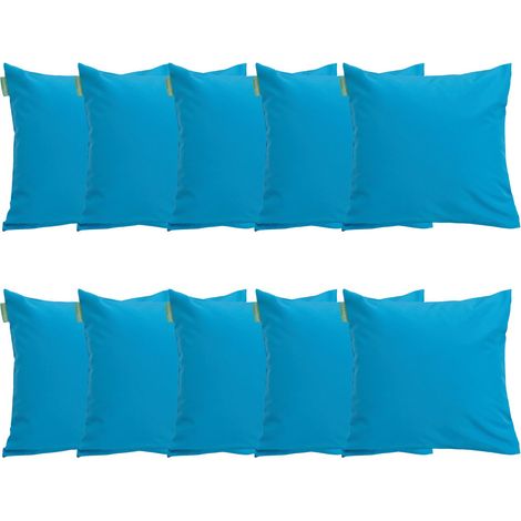 Gardenista - Coussin d'extérieur pour meubles de jardin, 60x60 cm coussins de dossier de chaises en rotin pour décoration de terrasse, coussins carrés résistants à l'eau - Turque (10pcs) (1/5)