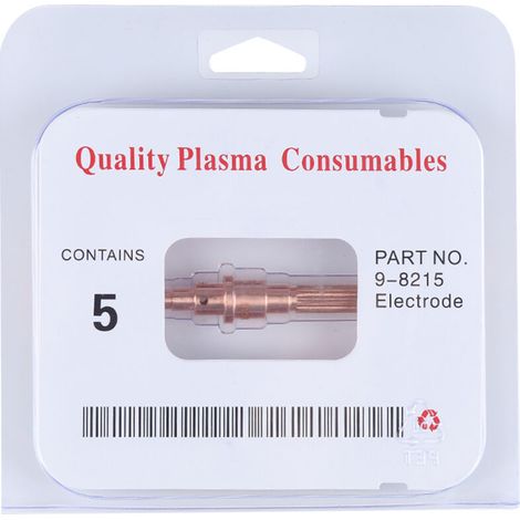 Lot de 5 électrodes pour torche de découpe plasma Thermal Dynamics SL60-100 (réf. 9-8215) (1/5)