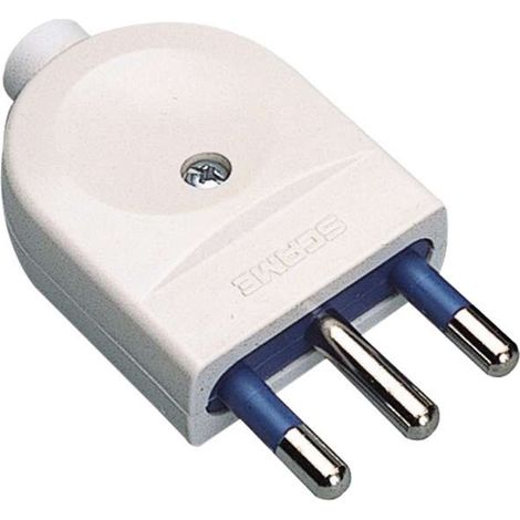 poly pool - spina 16 a 2p+t uscita cavo assiale bianca