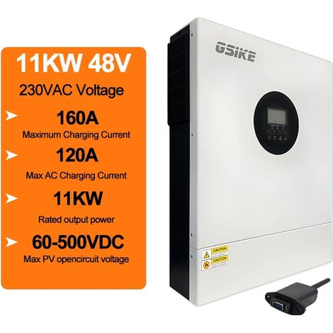 Inversor CC/CA, salida de onda sinusoidal pura, funciones de monitorización inteligente, GSK-4KW-24V-WIFI (1/2)