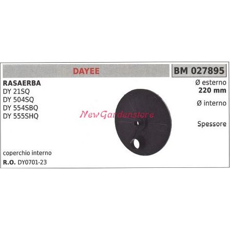 Rasenmäher-Radabdeckung DAYEE DY 21SQ 504SQ 554SBQ 027895