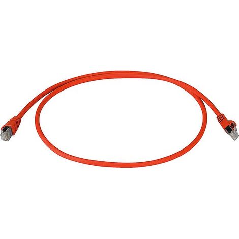 Patchkabel Cat.6A MP8 FS 500 LSZH - 25,0 m, rot