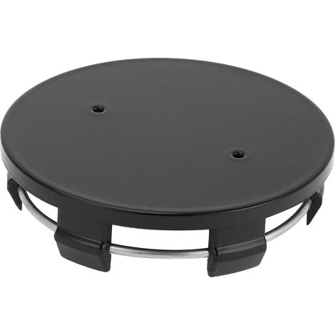 Bouchon De Centre De Roue Noir Brillant 1 Pièce 70mm Universel 70mm 2.76" Diamètre Extérieur, 65mm Diamètre Intérieur, 6mm Hauteur Clip, Plastique Durable, Couvre-Moyeux, Design Universel (1/5)