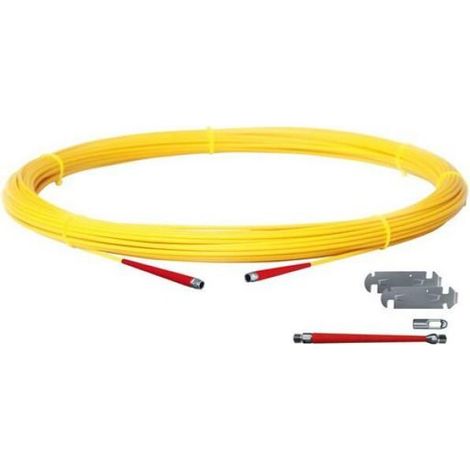 Attrezzo per passaggio cavi runpotec gf3 30m fibra di vetro