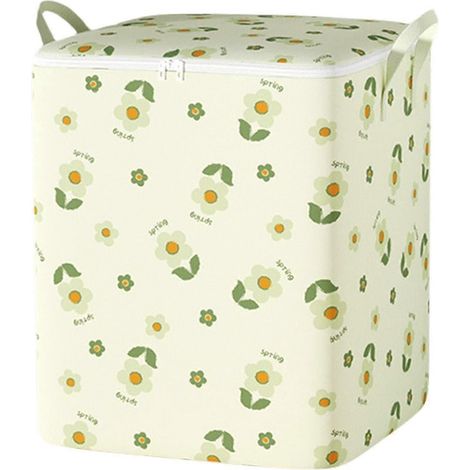 Sac de rangement pliable pour vêtements, couvertures et oreillers. Sac de rangement léger avec fermeture éclair. Organisateur pour oreillers, jouets et chaussettes.-50cmx50cmx70cm 180L (1/5)